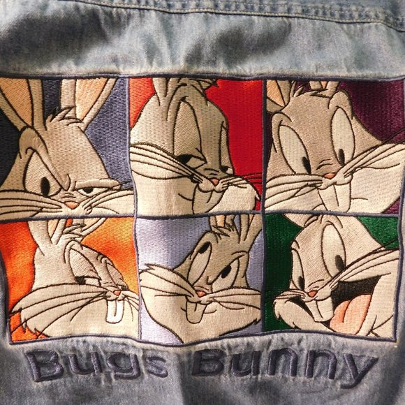 Bugs Bunny Looney Tunes Denim Shirt - Picture 3 of 6